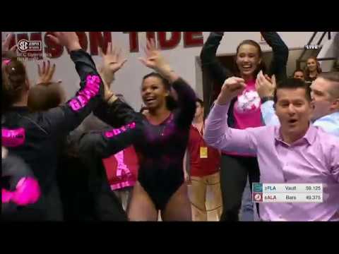 Kennedy Baker (Florida) 2017 Vault vs Alabama 9.9