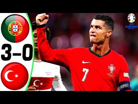 Portugal vs Turkey 3-0 - All Goals and Highlights - EURO 2024