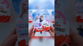 This is the most long-awaited unboxing of the Frozen series Kinder Surprise eggs.