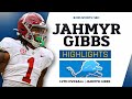 Jahmyr Gibbs: Alabama Highlights | Lions 12th Pick In The 2023 NFL Draft | CBS Sports