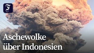 Indonesien: Erneuter Vulkanausbruch legt Bali-Flughafen lahm