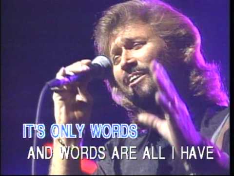 Bee Gees - words  (karaoke).mpg