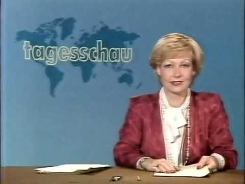 ARD Rest Tagesschau & Ansage Lutz Schulze So. 13.6.1982