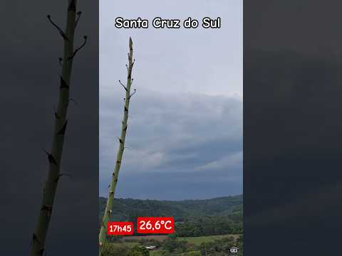 Tempo fecha e escurece no Vale do Rio Pardo, RS - 15/11/2025 #calor #nublado #tempo