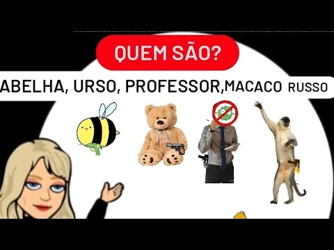Quem é (são), abelha urso professor macaco russo? #music #funk #rj