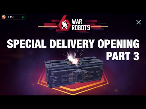 Special Delivery Crates Opening (1000+ Coins), Part 3 | War Robots 6th Anniversary Event