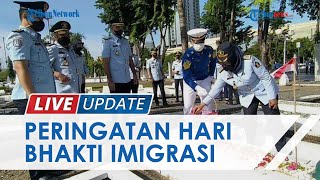 Peringati Hari Bhakti Imigrasi Ke 72, Kemenkumham Jatim Gelar Upacara dan Tabur Bunga