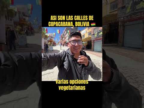 ASÍ SON LAS CALLES DE COPACABANA, BOLIVIA 🇧🇴 #lapaz #copacabana #bolivia