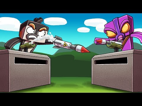 Minecraft | BUNKER BUSTER CHALLENGE! (Red Base vs Blue Base)