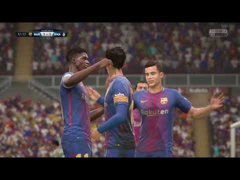 FIFA 18 ROAD TO DIVISION 1 PART 190 - BARCELONA VS REAL MADRID - FIFA 18 Online Seasons Gameplay