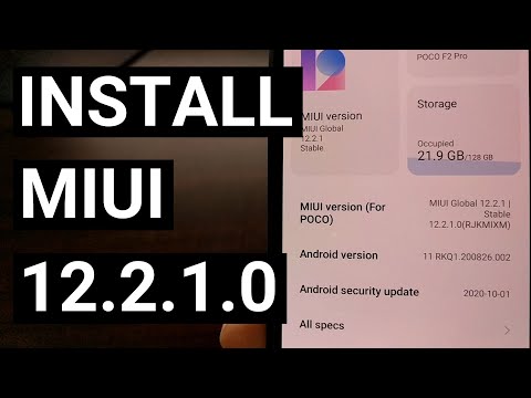 How to Install Stable Beta MIUI 12.2.1.0 on the POCO F2 Pro & Redmi K30 Pro?