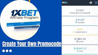 1xbet Affiliate Program |  Create Your Own 1xbet Promocode  | 1xbet affiliate pr
