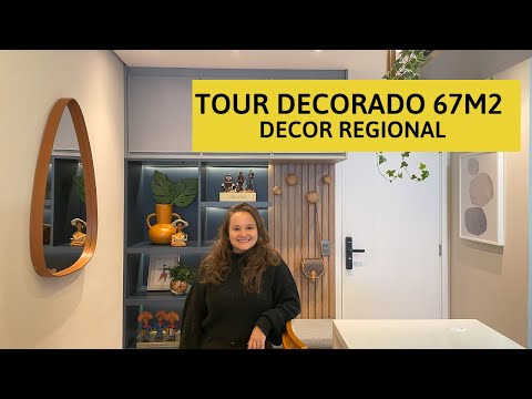 Tour Decorado de 67m2 - NS Com Decor Regional