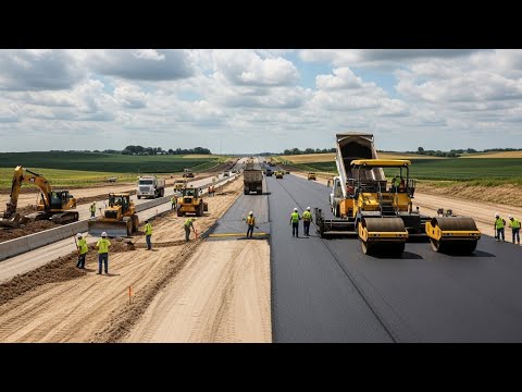 How Roads Are Built in the USA | Inside Modern Road Construction Process