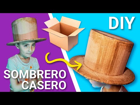 Cómo hacer un sombrero con cartón a medida | Ideas Creativas DIY