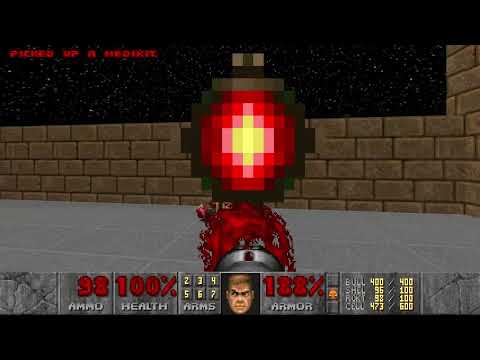 Doom + Doom II: Master Levels - Level 16: Titan Manor (100%)