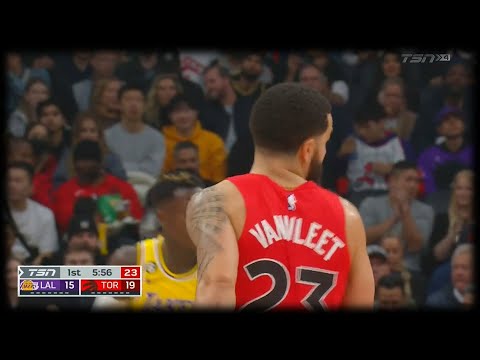 Fred VanVleet Reverse Lay Up - Raptors vs Lakers