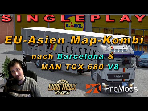 EU-Asien Map-Kombi auf Basis ProMods - ETS2 v1.36 | Deutsch
