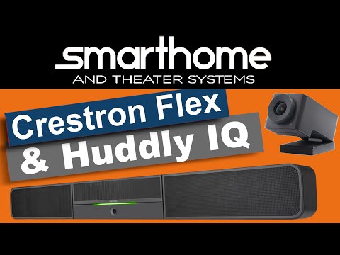 How the Crestron Flex Soundbar with Huddly Camera performs in a large conference room