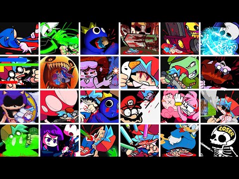 The Best Game Over Screen in FNF but Made by WoW Animation | FNF Game Over Compilation #1