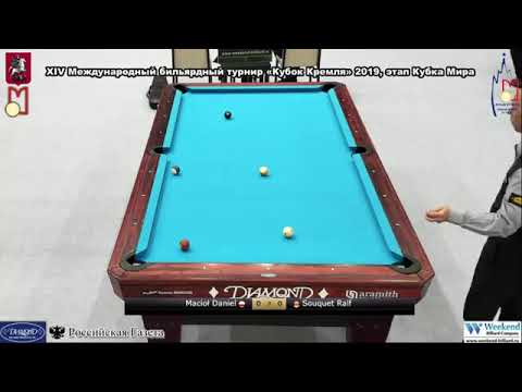 Macioł Daniel (POL) - Souquet Ralf (GER) Kremlin Cup 10 ball 2019