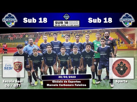 Escola Sesi Campo Grande / G77 x Sparta - Estadual Sub18 - Quartas de finais