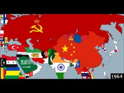 Mainland Asia: Timeline of National Flags - Part 1