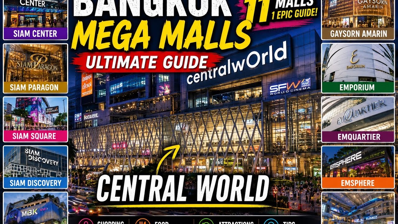 Ultimate Bangkok Shopping Mall Guide 🇹🇭 | Shopping Challenge with Pat & Rocky