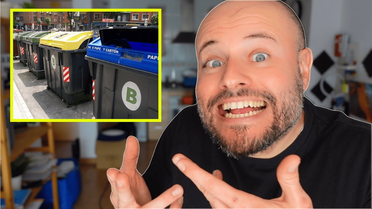 Cómo HABLAR del RECICLAJE en español ♻️ Vocabulario IMPRESCINDIBLE de la basura em España 🚮