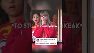 Taylor Swift responds to another player pushing Travis Kelce