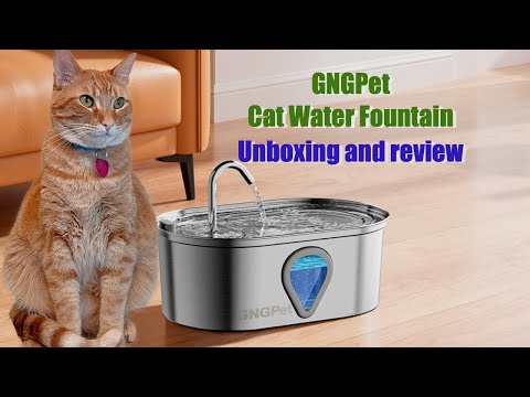 #2 AmazonFinds GNGPet Water Fountain for Cats: Unboxing, Review, and Maintenance Guide