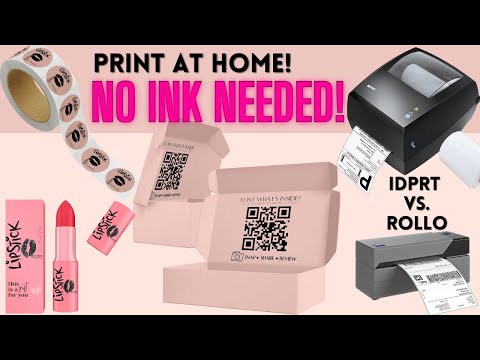 , title : 'DIY Custom Packaging For Your Small Business *NO INK NEEDED* | iDPRT Label Printer vs Rollo Thermal'