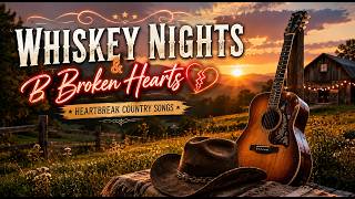 Whiskey Nights &amp; Broken Hearts Sad Country Songs 💔| Emotional Nashville Country Playlist