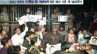 JNU Students Stage Protest Against Govt In Delhi Over Missing Student Najeeb Ahmed