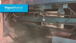 Работа линейных направляющих GV3 в станке для резки шиферной плитки