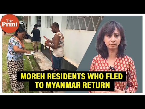 Moreh Residents who fled to Myanmar from violence-hit Manipur, return & now in relief camps