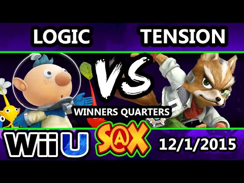 S@X 126 - Arc | Tension (Fox) Vs. VGBC | Logic (Olimar) SSB4 Winners Quarters - Smash Melee