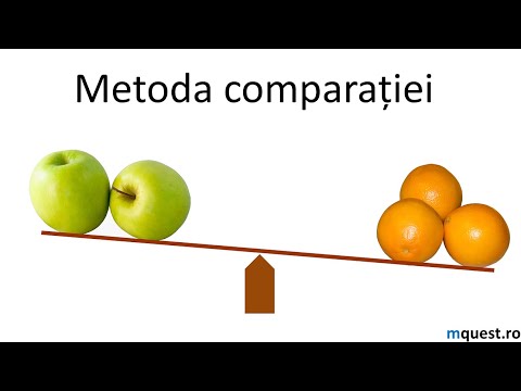 Metoda comparatiei, matematica clasa a V-a
