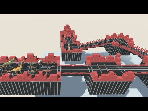 INFERNO SILENT OUTPOST vs Faction Army from ALL UNITS Animal Revolt Battle Simulator