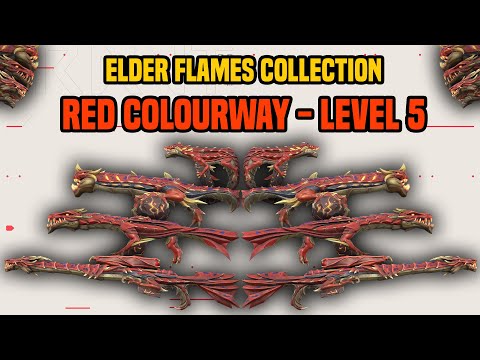 ELDERFLAME COLLECTION SKINS *RED COLOUR LEVEL 5* SHOWCASE - VALORANT