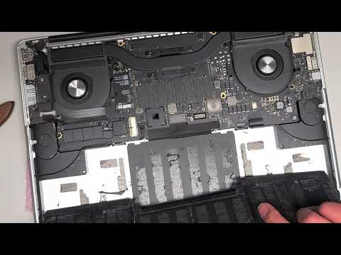 15" inch Retina MacBook Pro A1398 Mid 2015 Disassembly Battery LCD Screen Replacement Repair