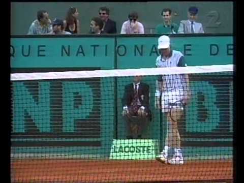 Probably the biggest forehand ever hit!