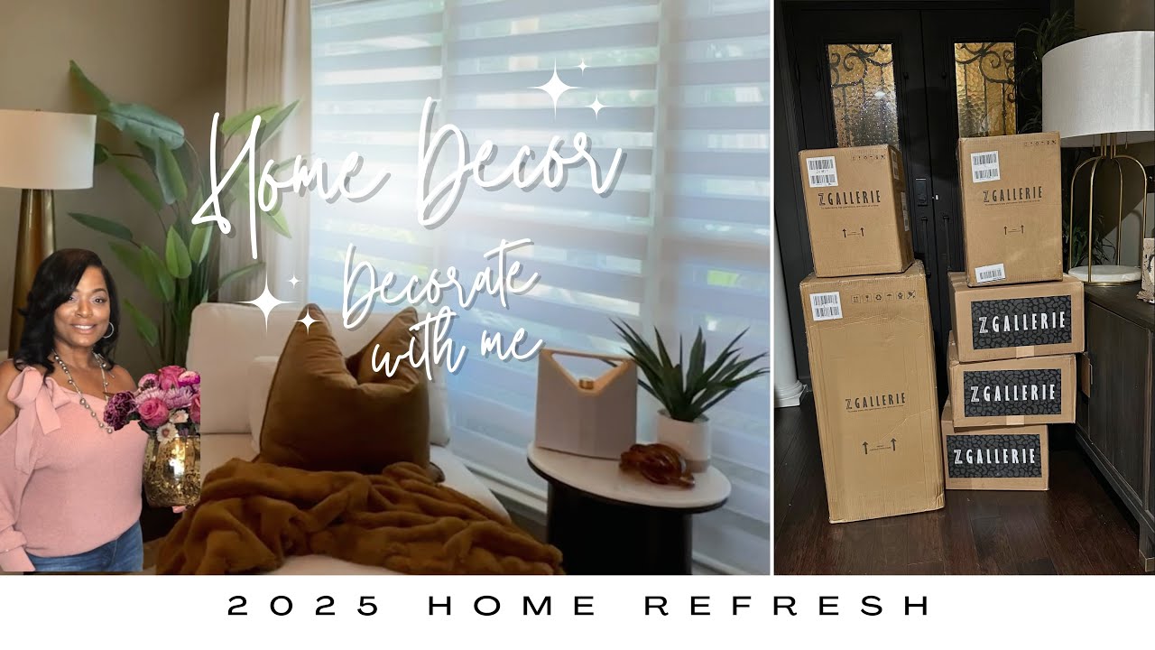 Decorate living room with me | Home Decor Haul