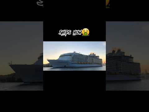 Ships now🤮 VS then😍 #shrots #titanic #ship #cruiseship #oceanliner