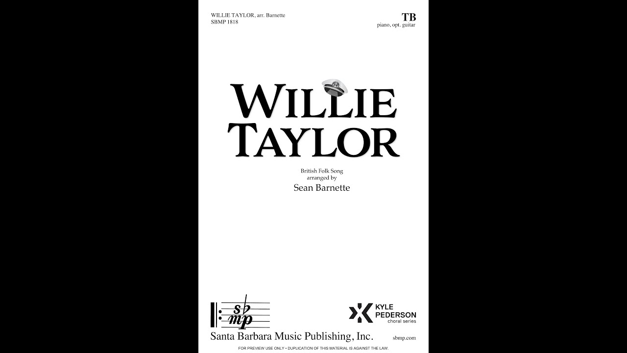 Willie Taylor (TB, piano, opt. guitar) arr. Sean Barnette - Score & Sound