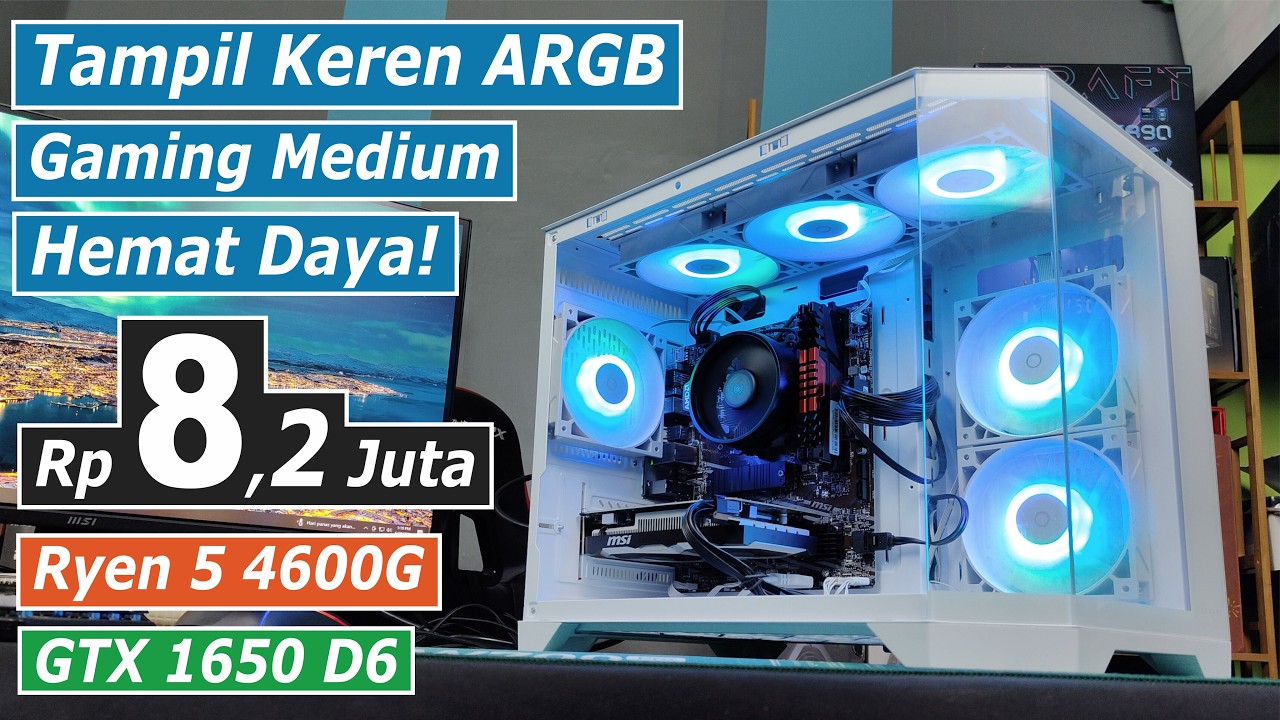 Rakitan PC 8 Jutaan di 2026 WORTH IT? Ryzen 5 4600G + GTX 1650 DDR6
