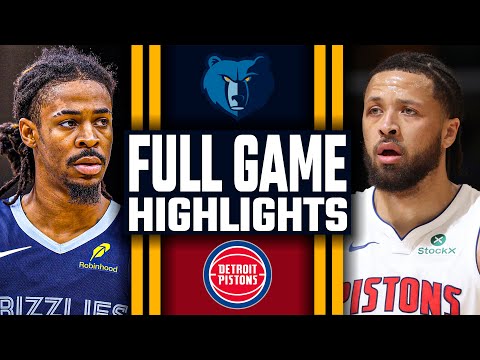 Memphis Grizzlies vs Detroit Pistons - FULL GAME HIGHLIGHTS | November 3, 2025 NBA Season
