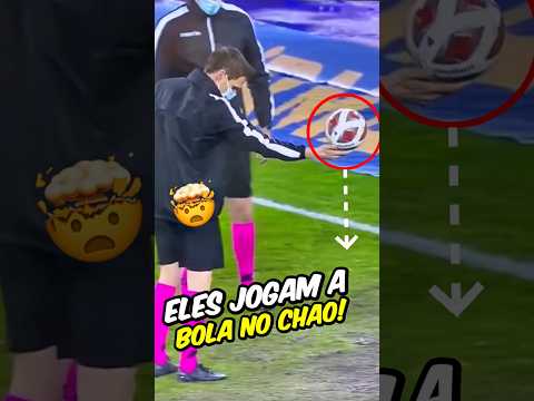 POR QUE OS JUIZES JOGAM A BOLA NO CHÃO ANTES DO JOGO🤯
