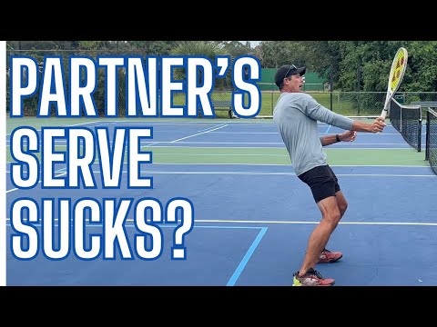 Five tips for better volleys when your partner's serve SUCKS