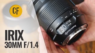 Video thumbnail for Irix 30mm f/1.4 lens review with samples by Christopher Frost